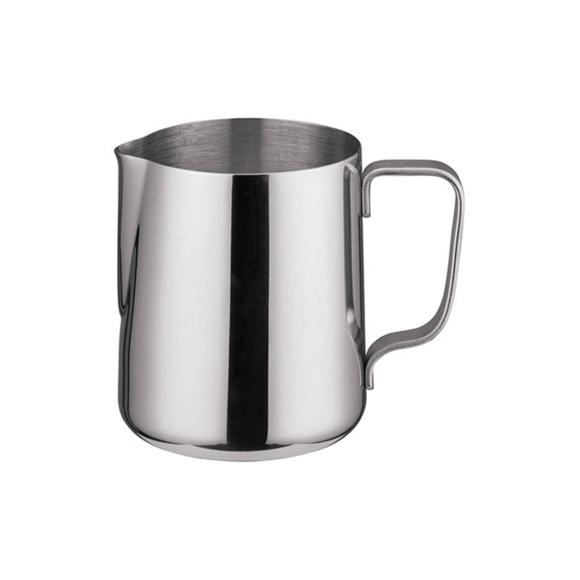 Winco Beverage Frothing Pitcher, Stainless Steel, 14 oz