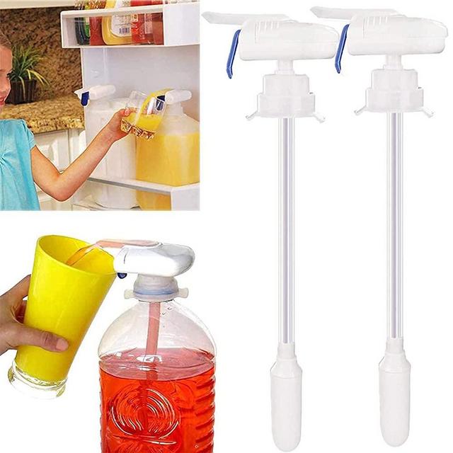 2 Packs Automatic Drink Dispenser, Milk Dispenser for Fridge Gallon,Hands-Free,Can Prevent Milk and Beer From Overflowing,Suitable for Outdoor and Home Kitchens
