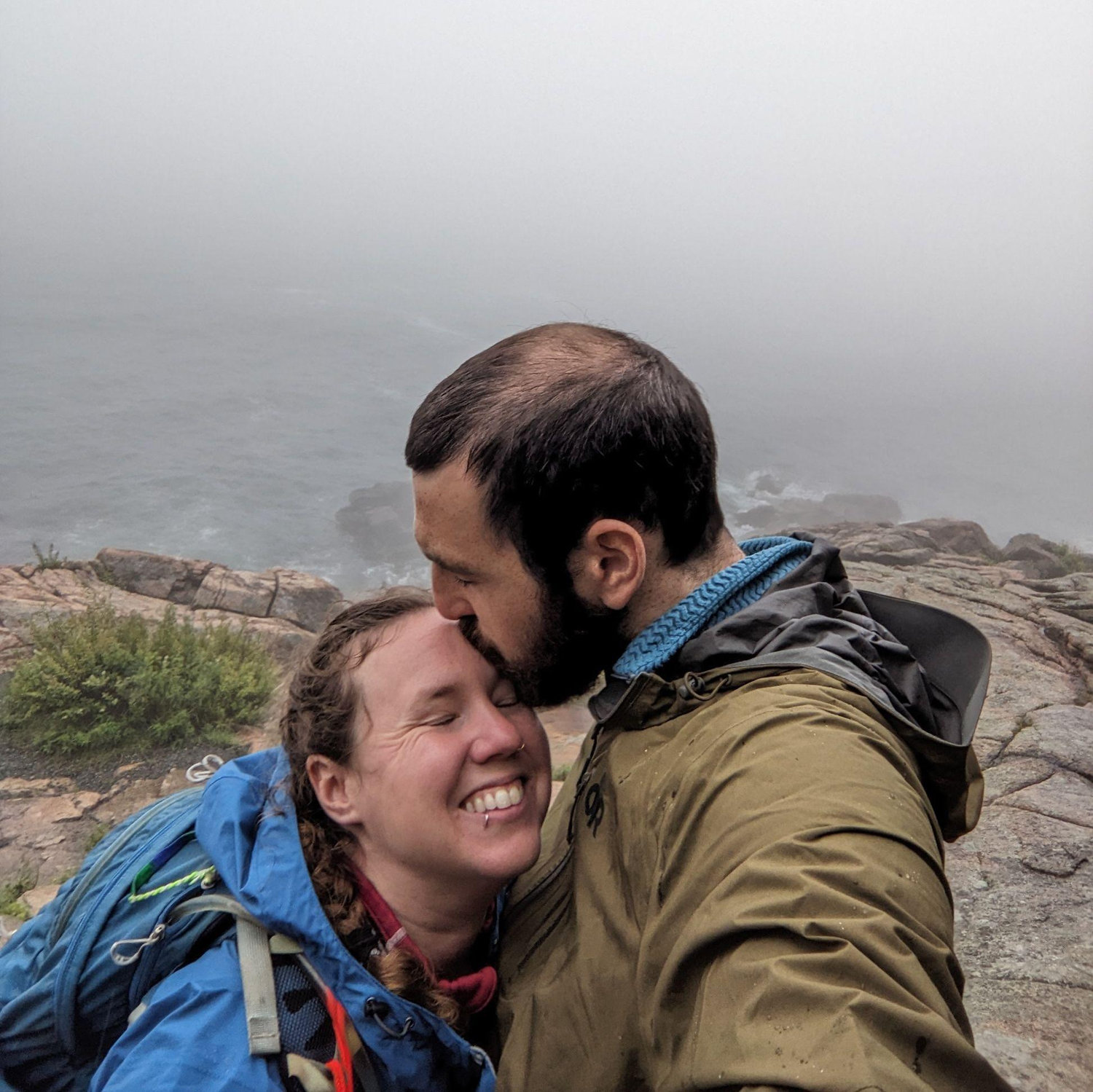 Rainy Acadia National Park
