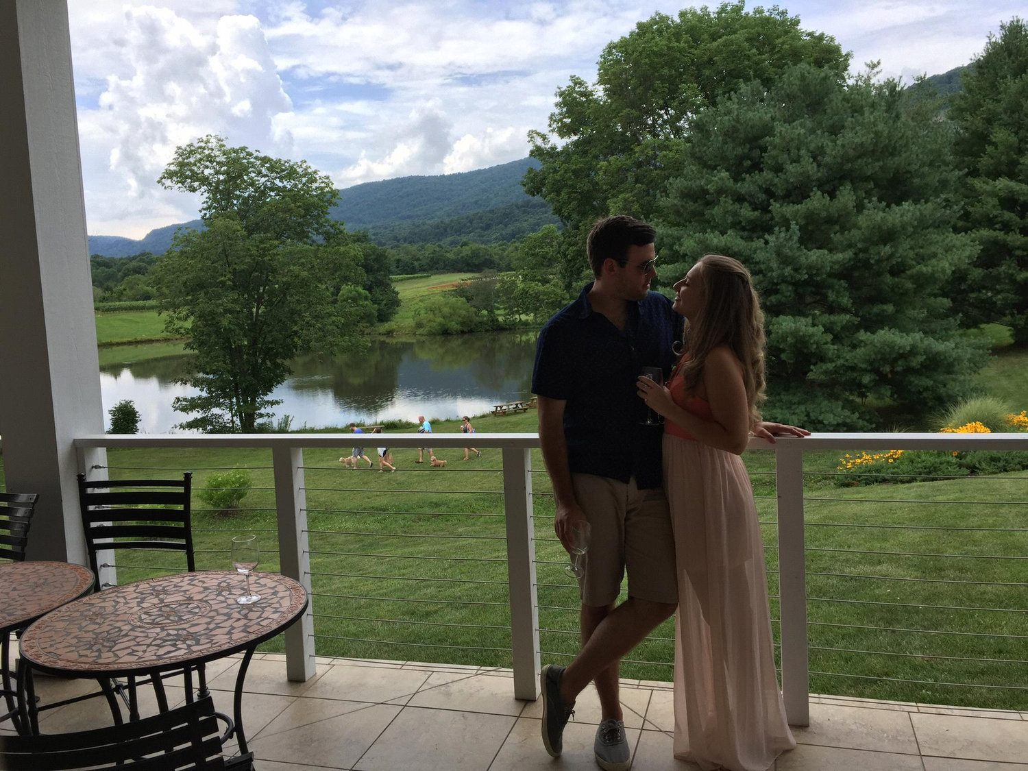 Afton vineyards on Maggie's 24th birthday