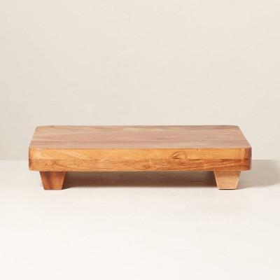 10"x13" Footed Wood Serving Trivet - Hearth & Hand™ with Magnolia