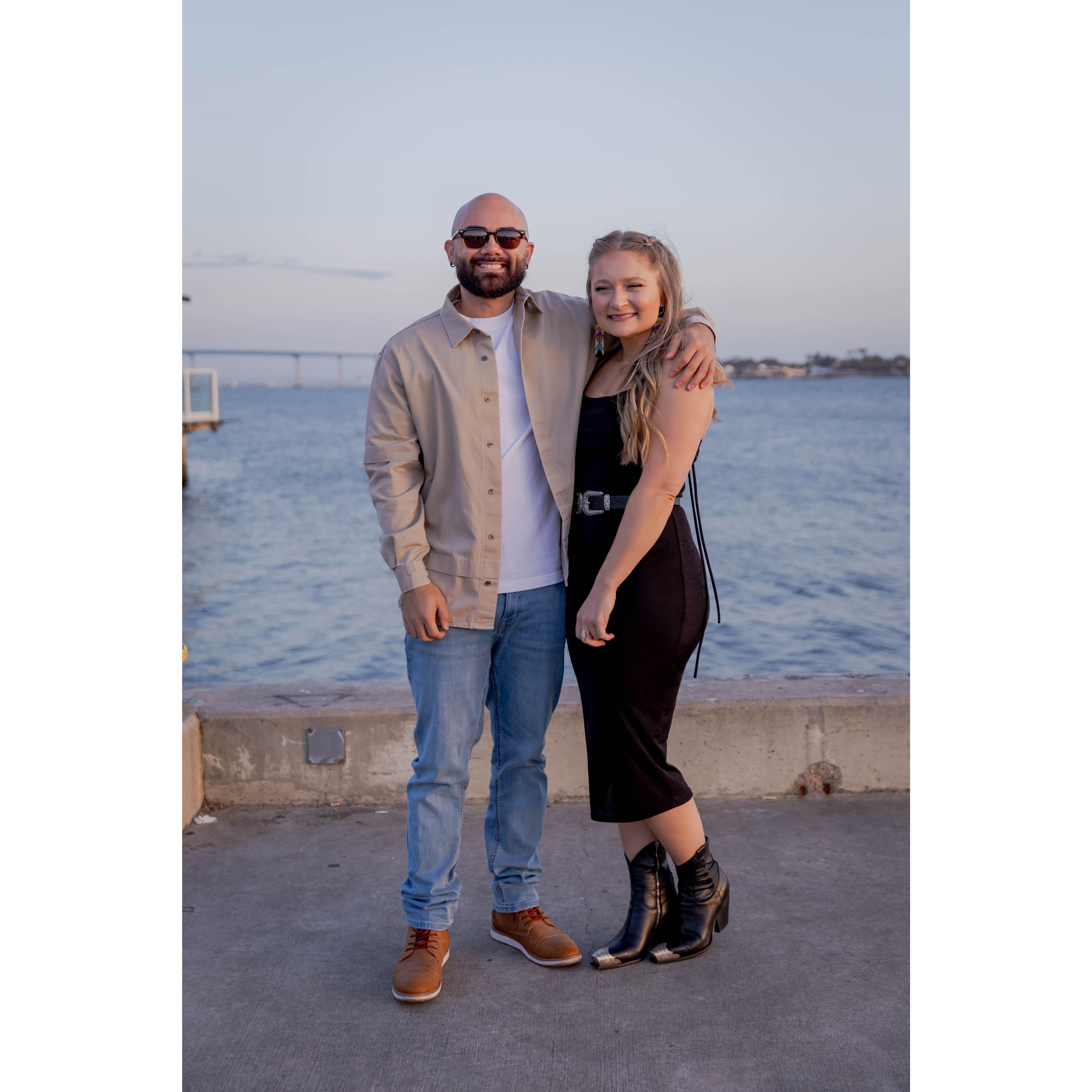 Right before Jordyn's 29th birthday dinner, everyone took a pic with her on the pier at Seaport Village. At dinner when Jovin gave his perspective of her, she realized she had feelings for him. 3/8/24