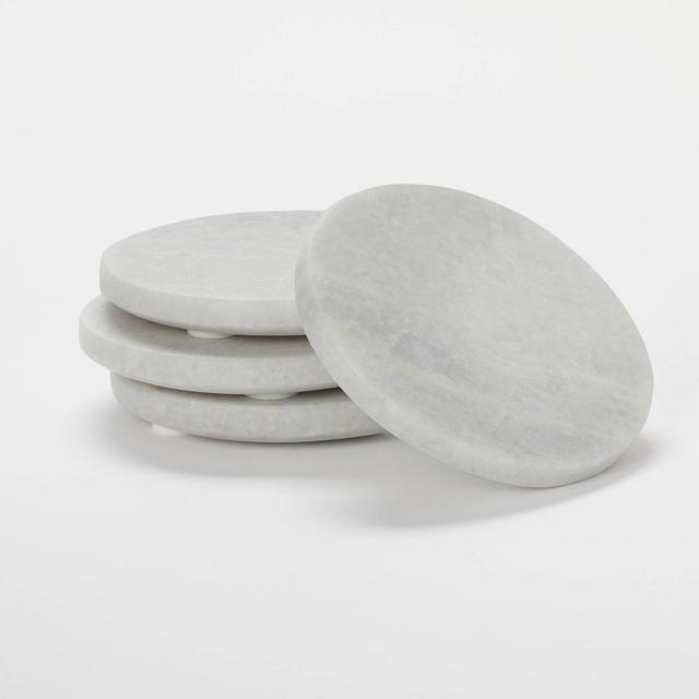 4pk Marble Coasters - Threshold™ designed with Studio McGee