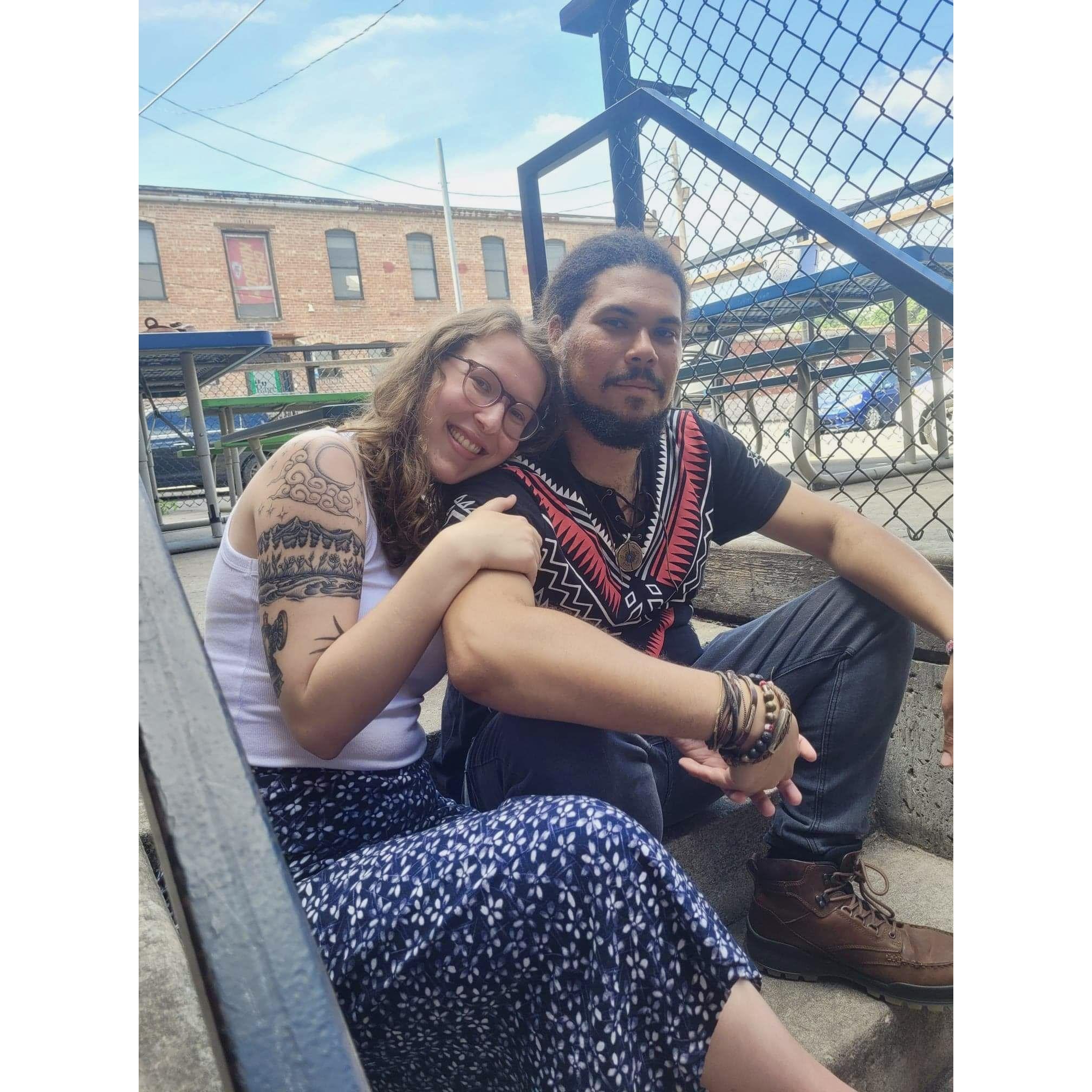 First photo of us together!