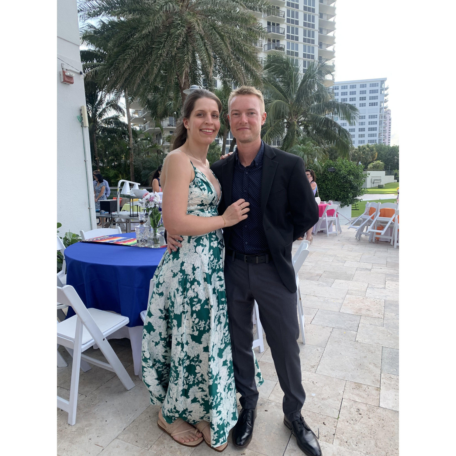 The first wedding we attended together.