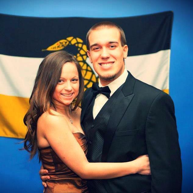 Sigma Nu Re-chartering Ceremony. First Sigma Nu event to attend as an official couple in November 2012, and Aaron managed to kill it as a chairperson!