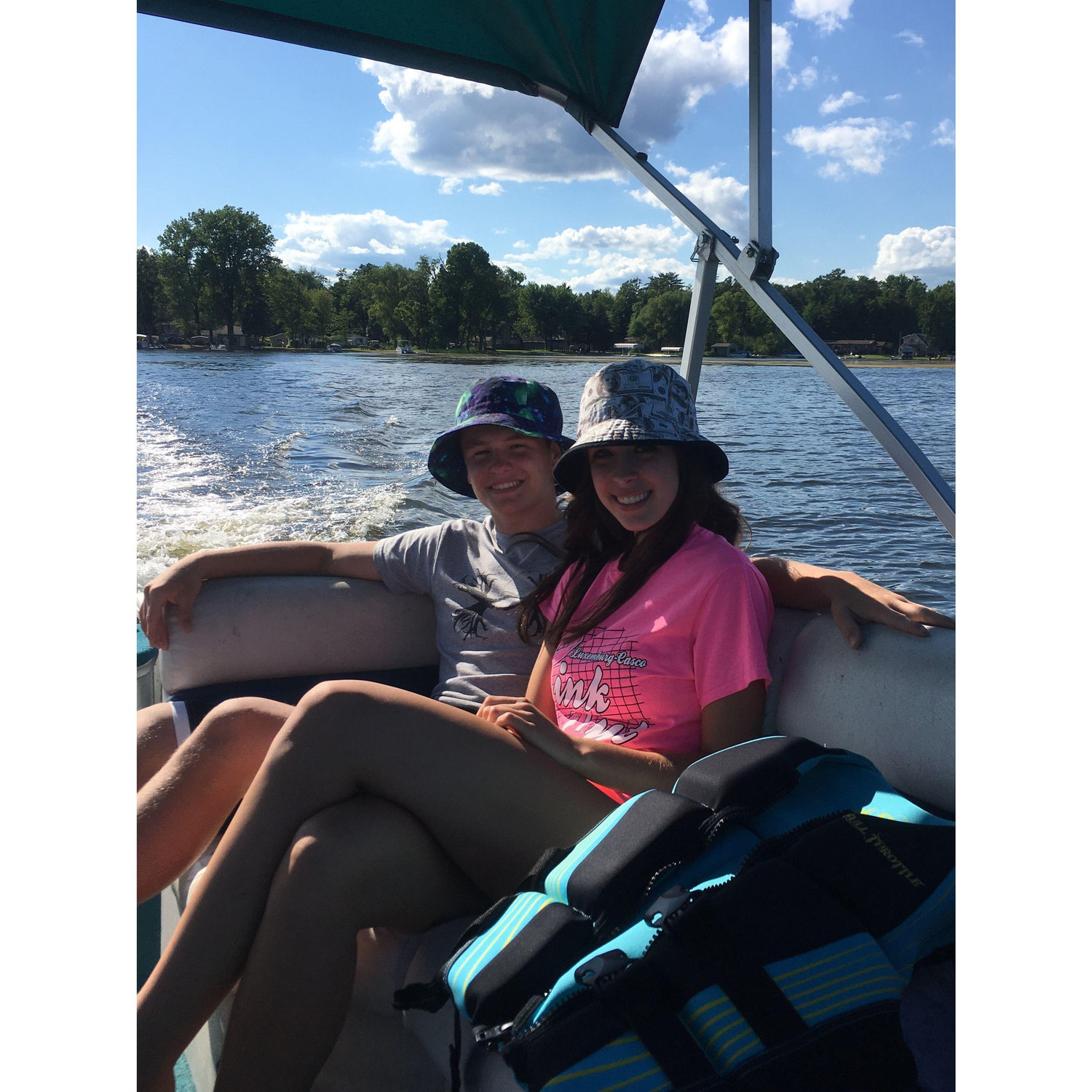 Bryce's first trip to Madelyn's family cottage in Shawano