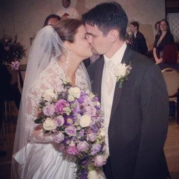 Our first wedding... so young and so unprepared but so very much in love