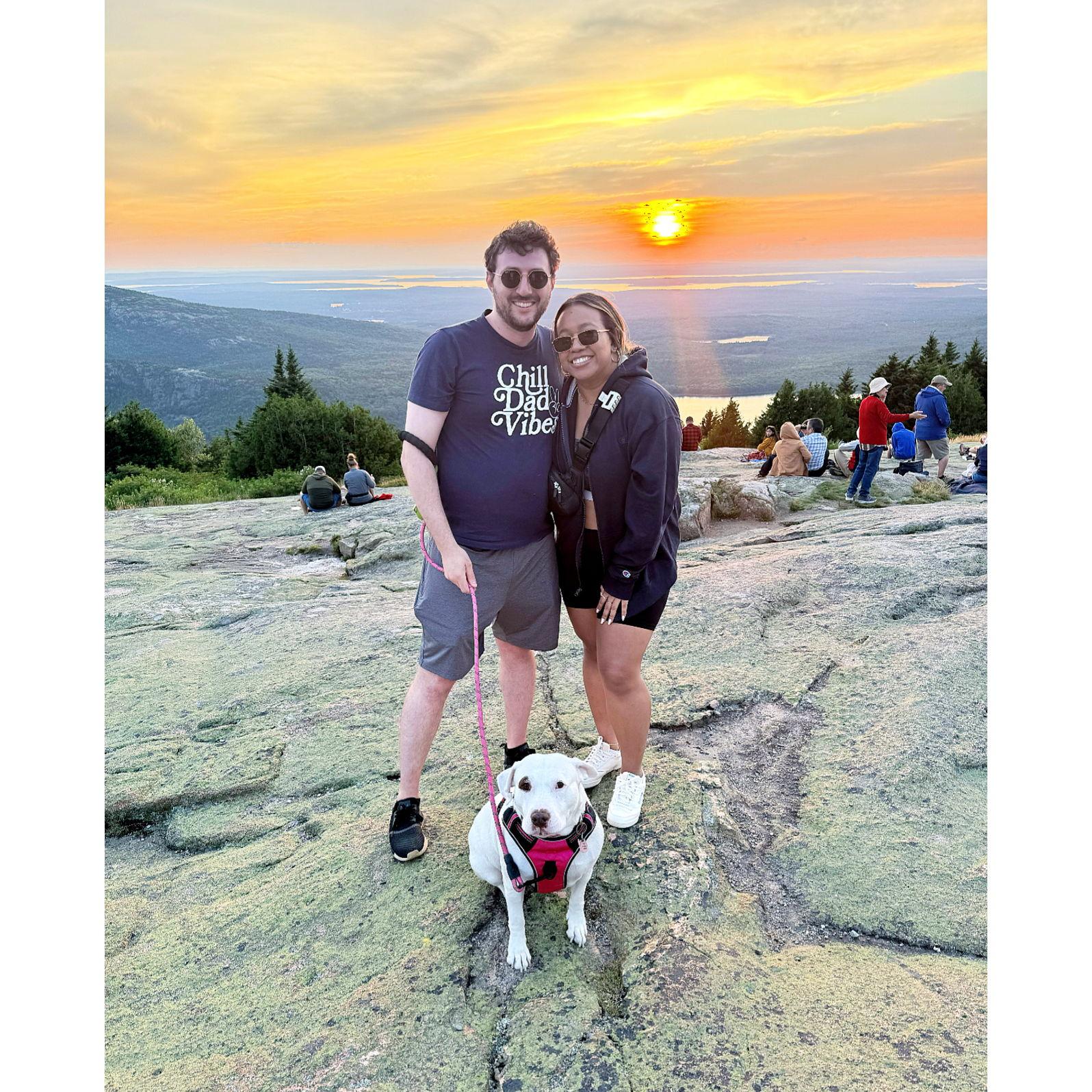 @ Cadillac Mountain of Acadia National Park in Bar Harbor, ME