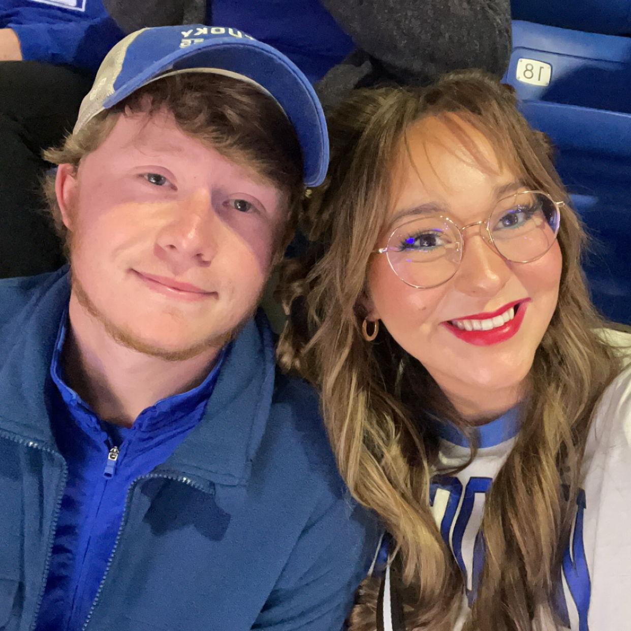went to our first UK basketball game!