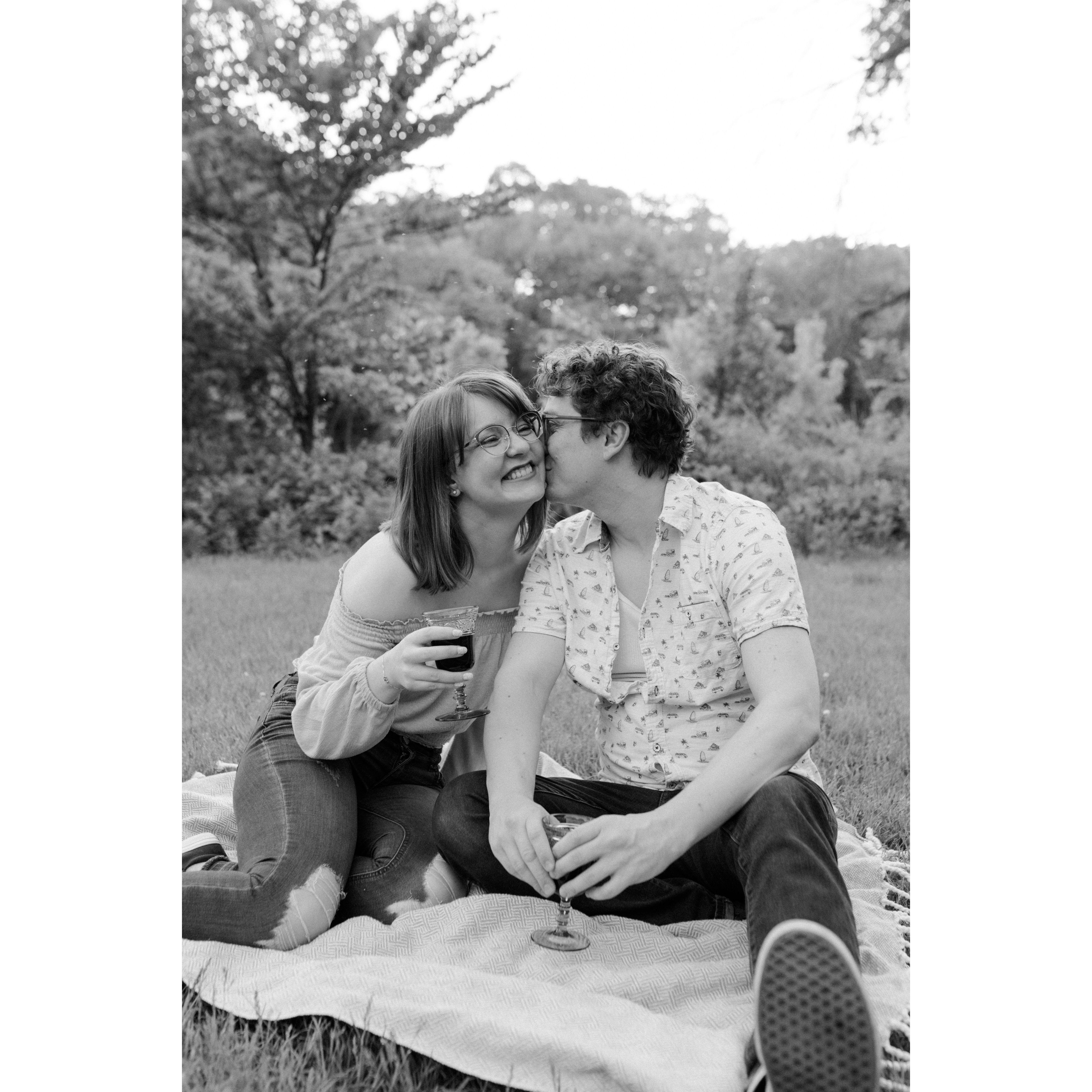 Engagement session with @clairenevillephoto