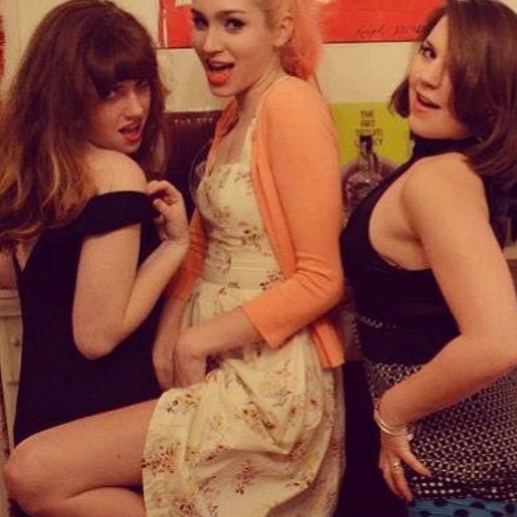 The Roommates at a college party