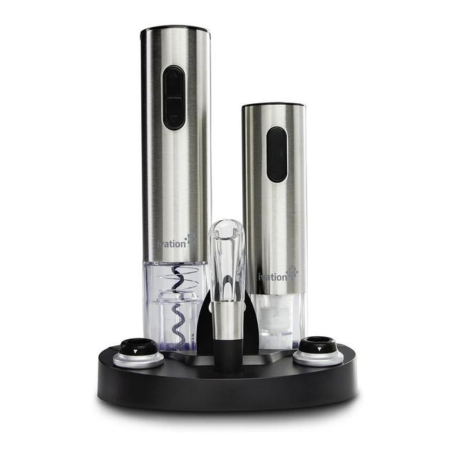 Ivation 7-Piece Electric Wine Opener Set, Deluxe Wine Opener Gift Set