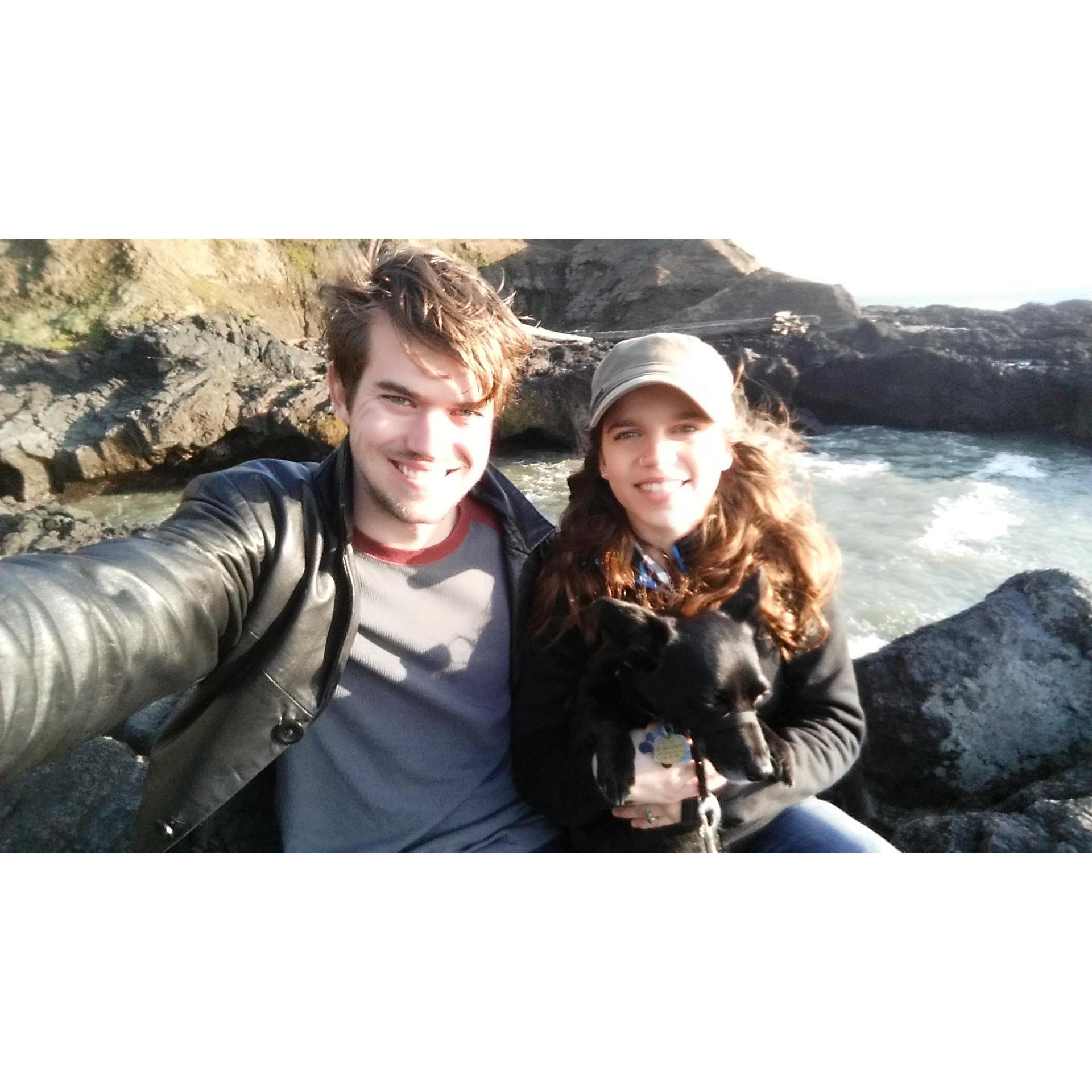 Our visit to Thor's Well. May 2016