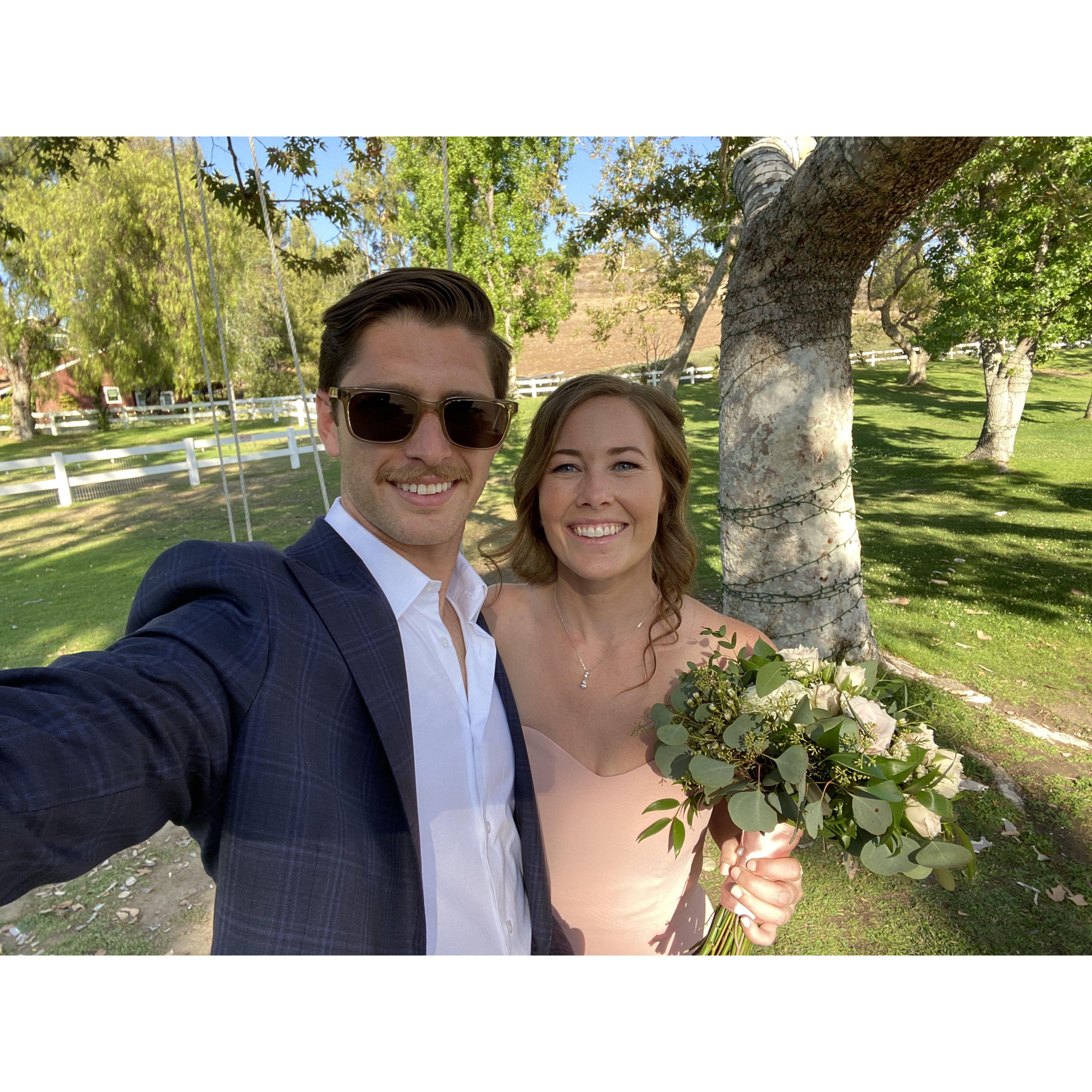 Celebrating a friend's wedding!