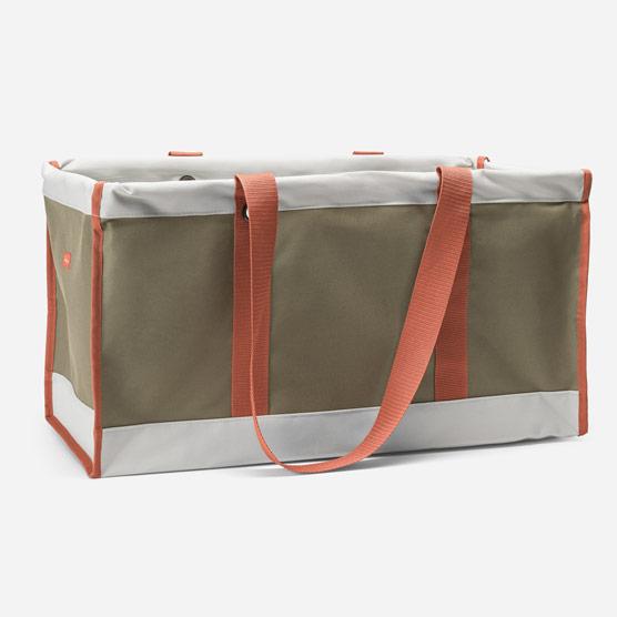 Large Utility Tote - Olive Colorblock
