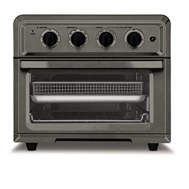 Cuisinart TOA-60BKS Toaster Oven Air Fryer.6 Cubic Interior, Black Stainless Steel