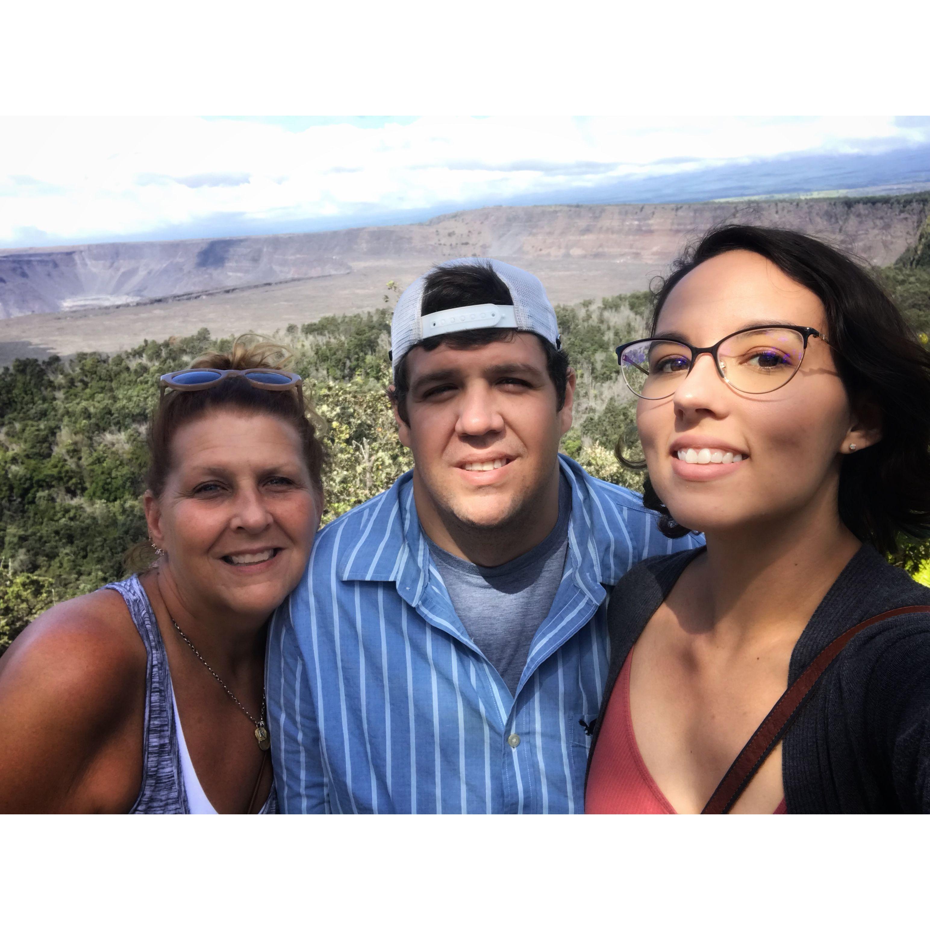 August 2019, Halemaumau with Robyn