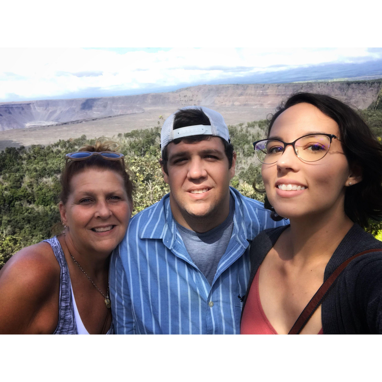 August 2019, Halemaumau with Robyn