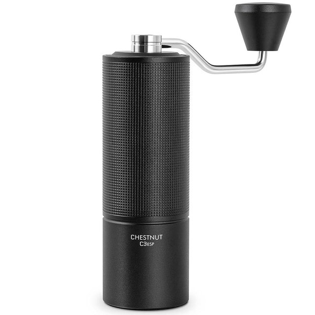 TIMEMORE Chestnut C3 ESP Manual Coffee Grinder, Hand Coffee Grinder with Internal Adjustable Grind Setting, Stainless Steel S2C Conical Burr Coffee Grinder, for Espresso to French Press - Black