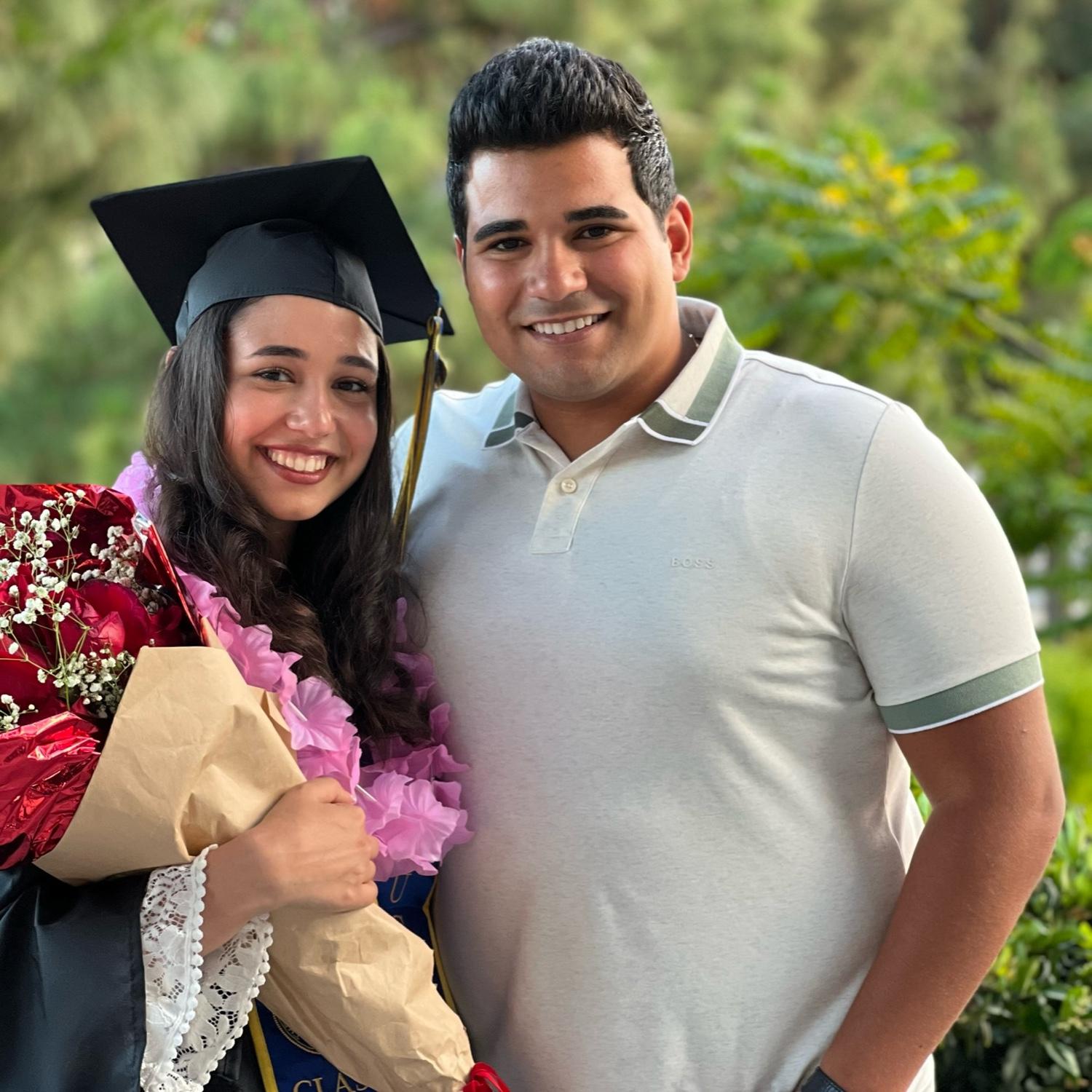 Her college graduation