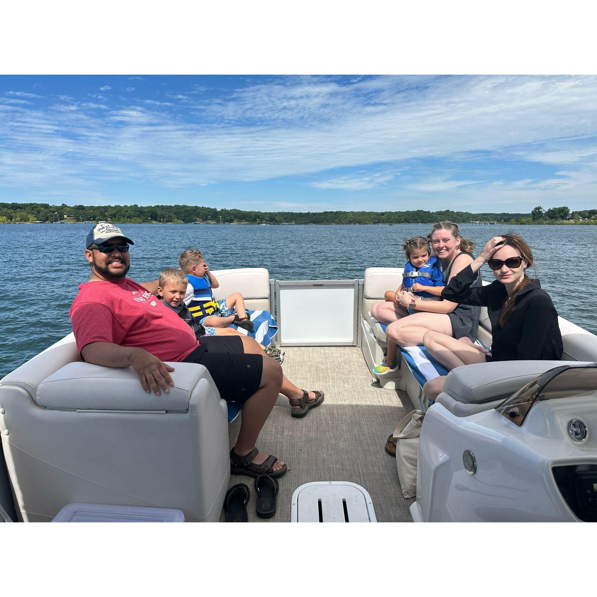 Lake day with family