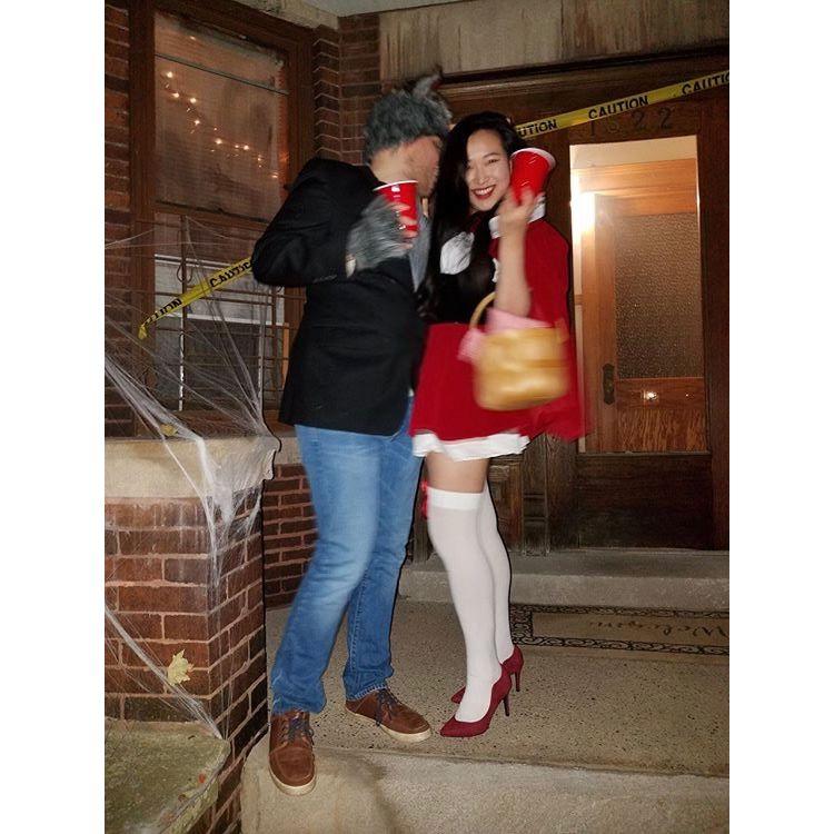 Our first Halloween - 2019 🐺 Costume: Little Red Riding Hood and the Big Bad Wolf
