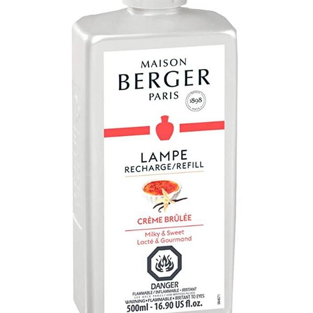 Creme Brulee | Lampe Berger Fragrance Refill by Maison Berger | for Home Fragrance Oil Diffuser | Purifying and perfuming Your Home | 16.9 Fluid Ounces - 500 milliliters | Made in France