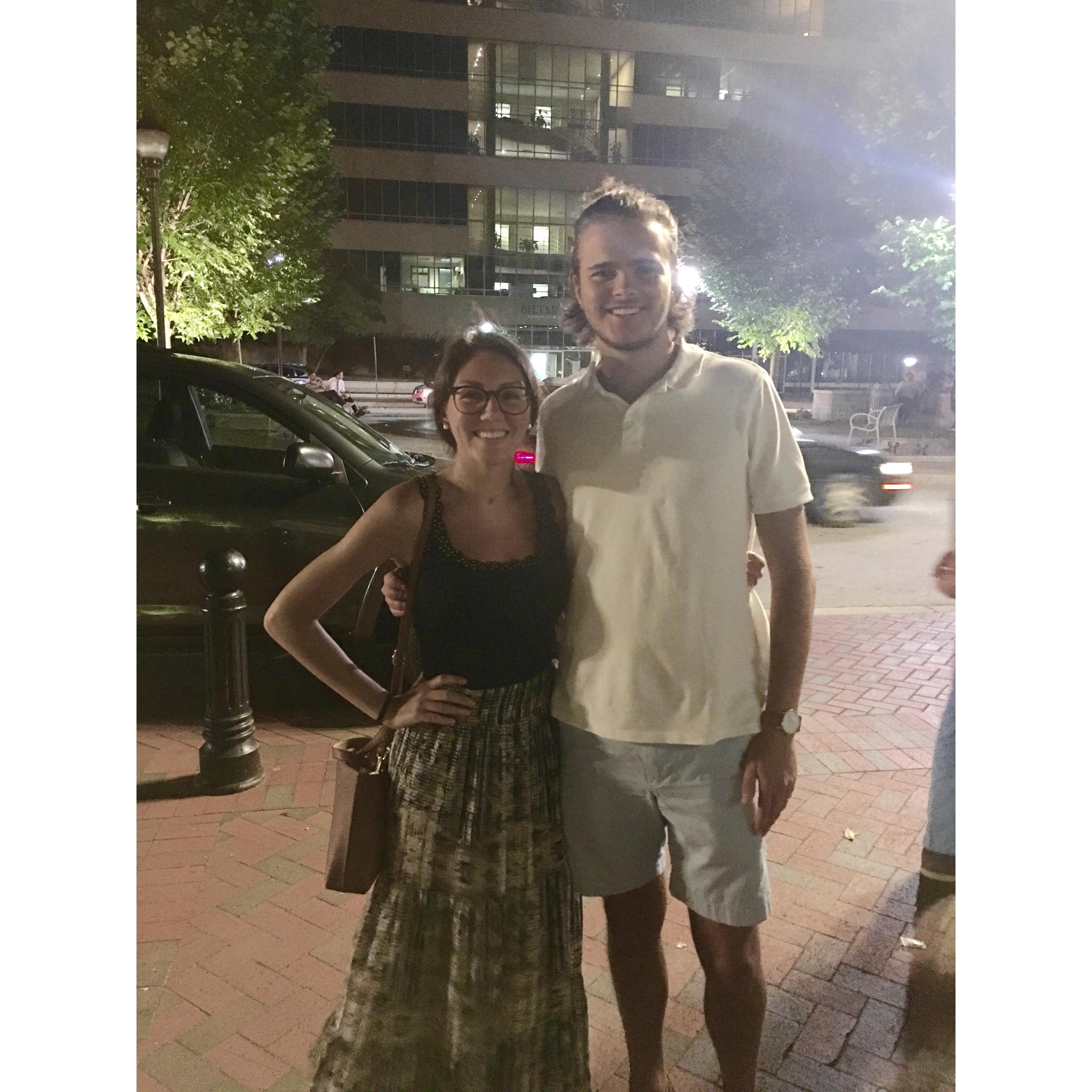 Our first time in Asheville together!