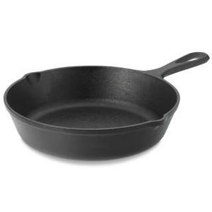 Lodge Round Cast-Iron Fry Pan, 8"