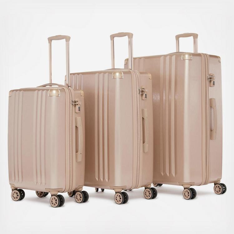 Ambeur 3-Piece Luggage Set | CALPAK Silver