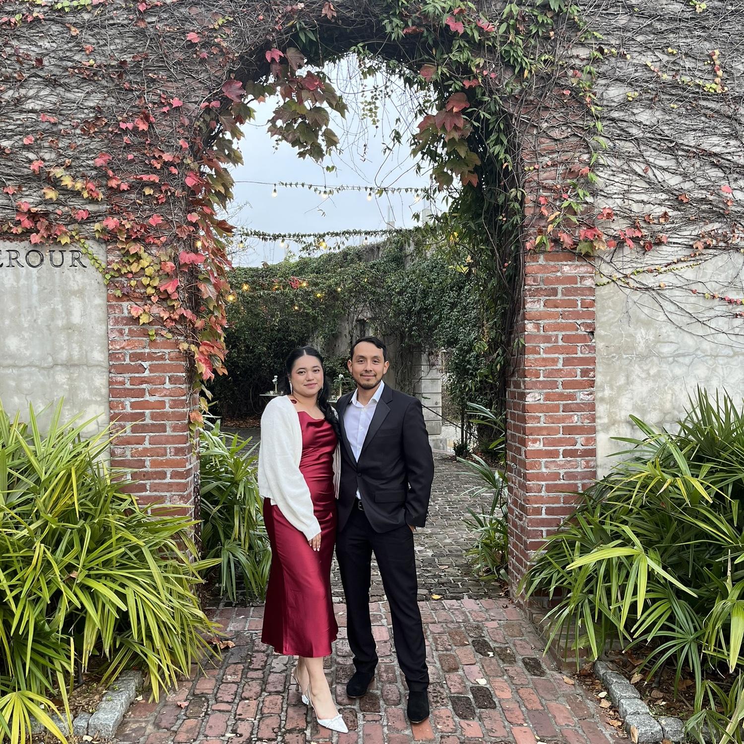 Going to our fourth wedding attendance to witness high school, sweethearts beautiful matrimony.
