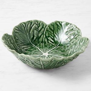 Bordallo Pinheiro Cabbage Serve Bowl - Green