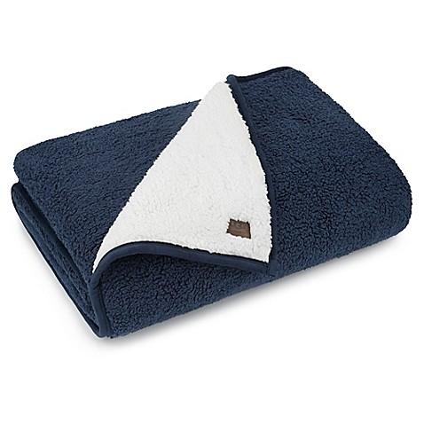 UGG® Classic Sherpa Throw Blanket in Navy