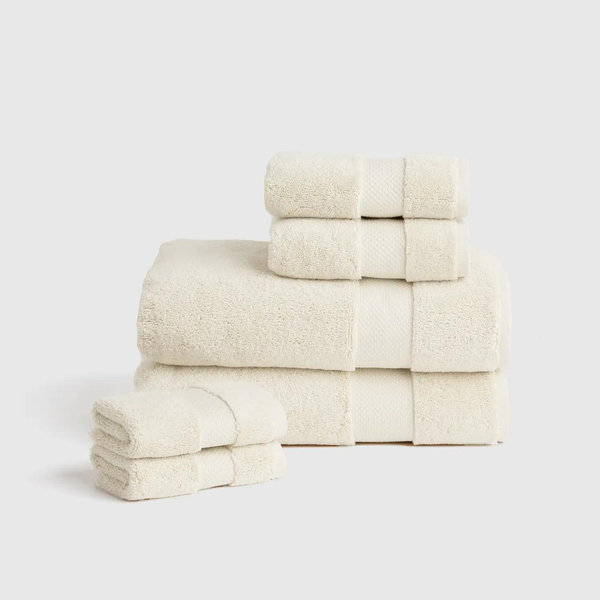 Turkish Ultra Luxe Plush Bath Towel Bundle in Ivory