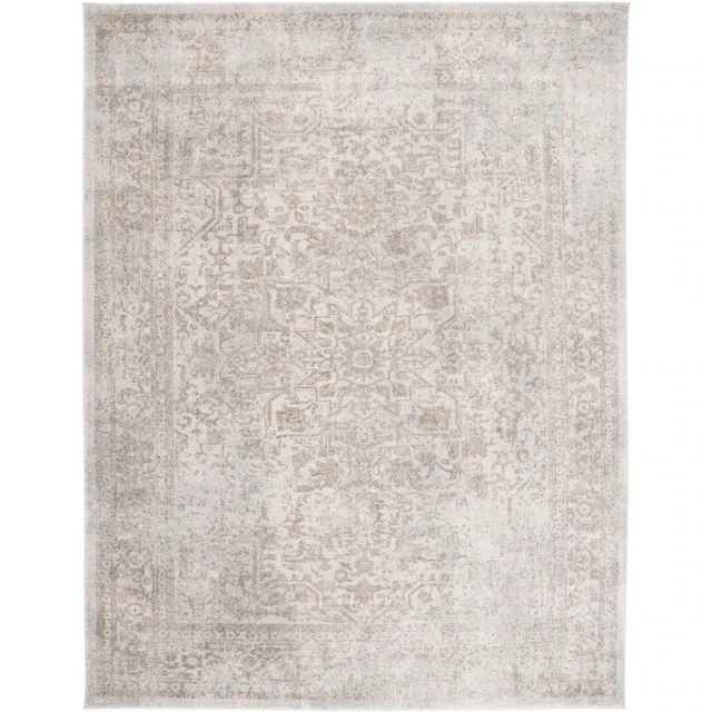 Evoke EVK256 Power Loomed Indoor Area Rug - Ivory/Taupe - 9'x12' - Safavieh