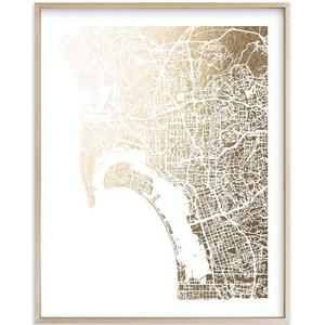 San Diego Map Print