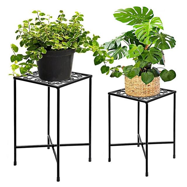 KABB Metal Plant Stand, Iron Art Flower Pot Stand, Modern Metal Display Potted Rack,Rustproof Flower Stand| Decorative Outdoor Plant Stand for Home Garden Patio Plant Lovers