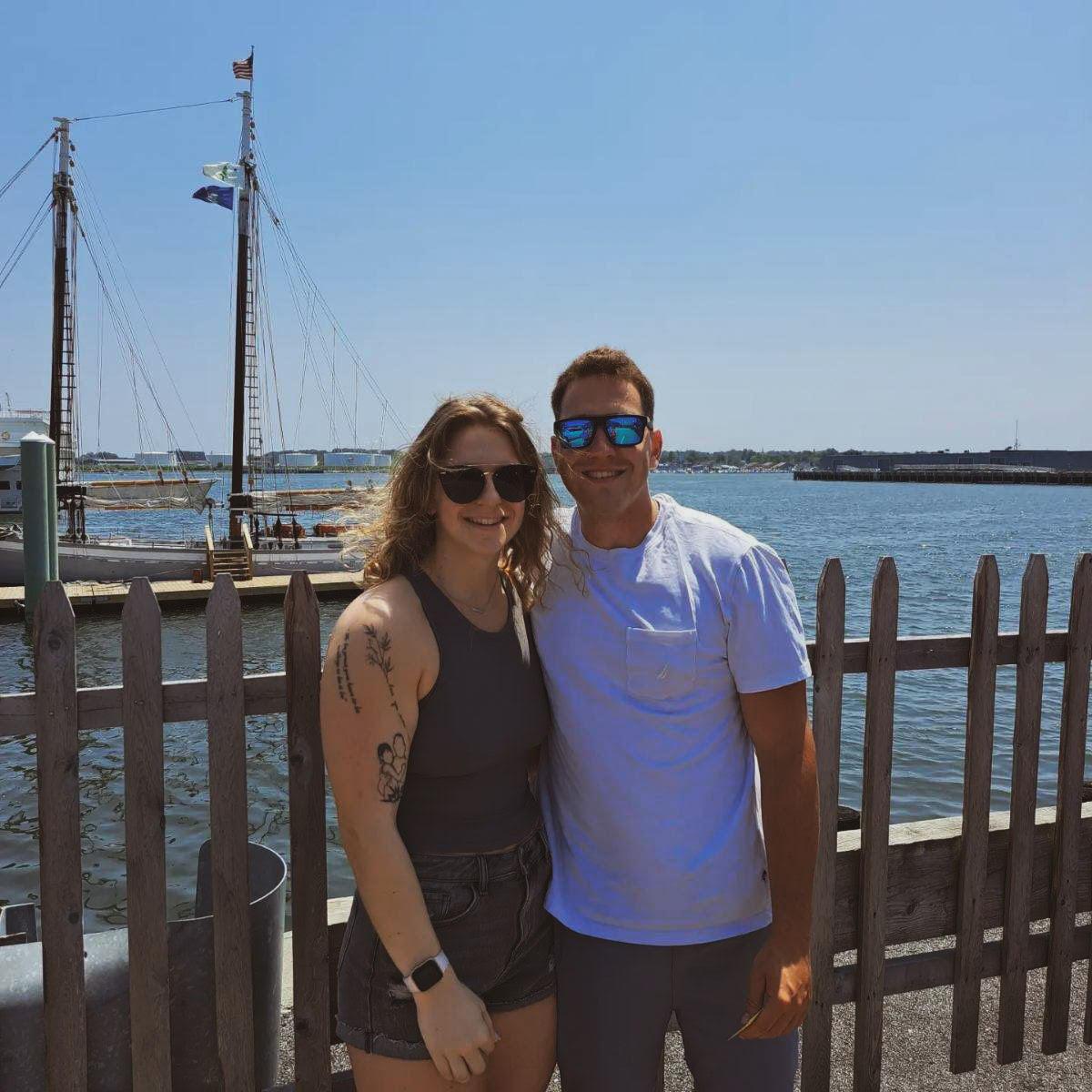 My first time on a sailboat!