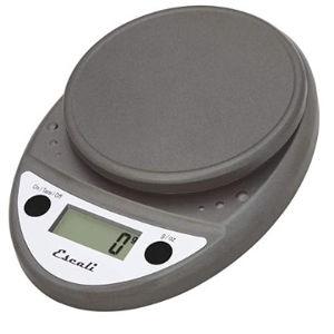 Escali Primo Digital Food Scale Multi-Functional Kitchen Scale and Baking Scale for Precise Weight Measuring and Portion Control, 8.5 x 6 x 1.5 inches, Metallic