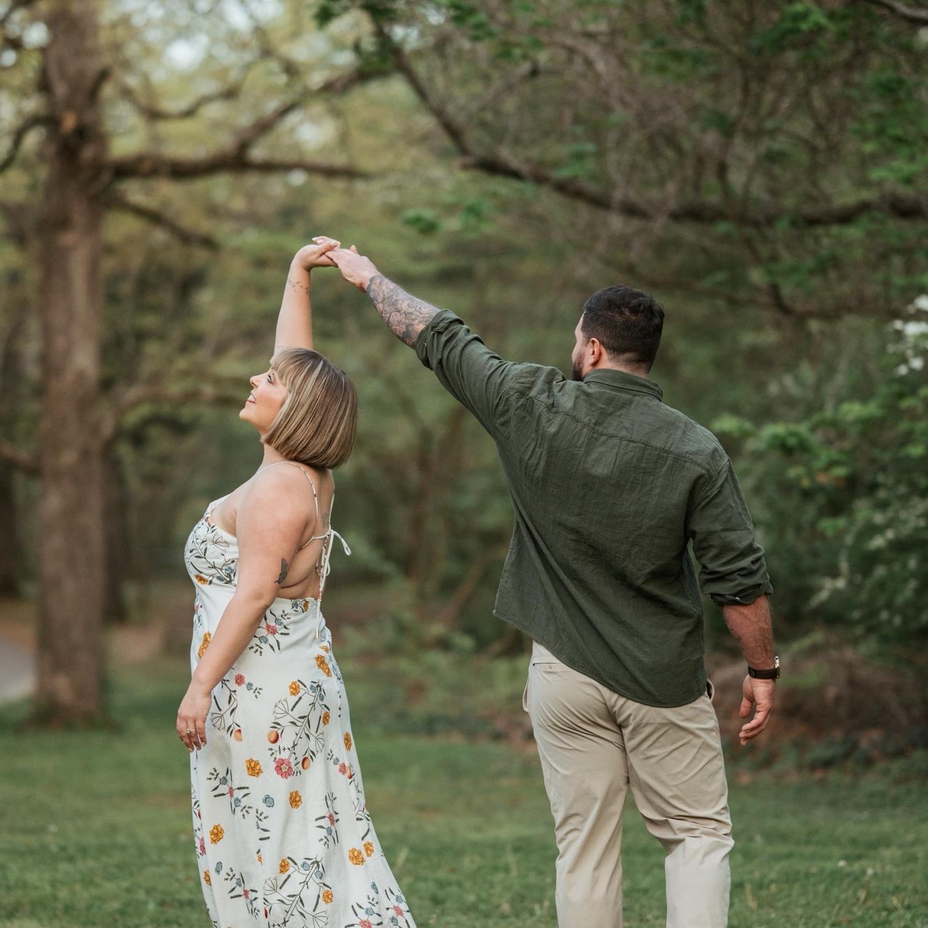 Engagement pictures where we met! Maryville College