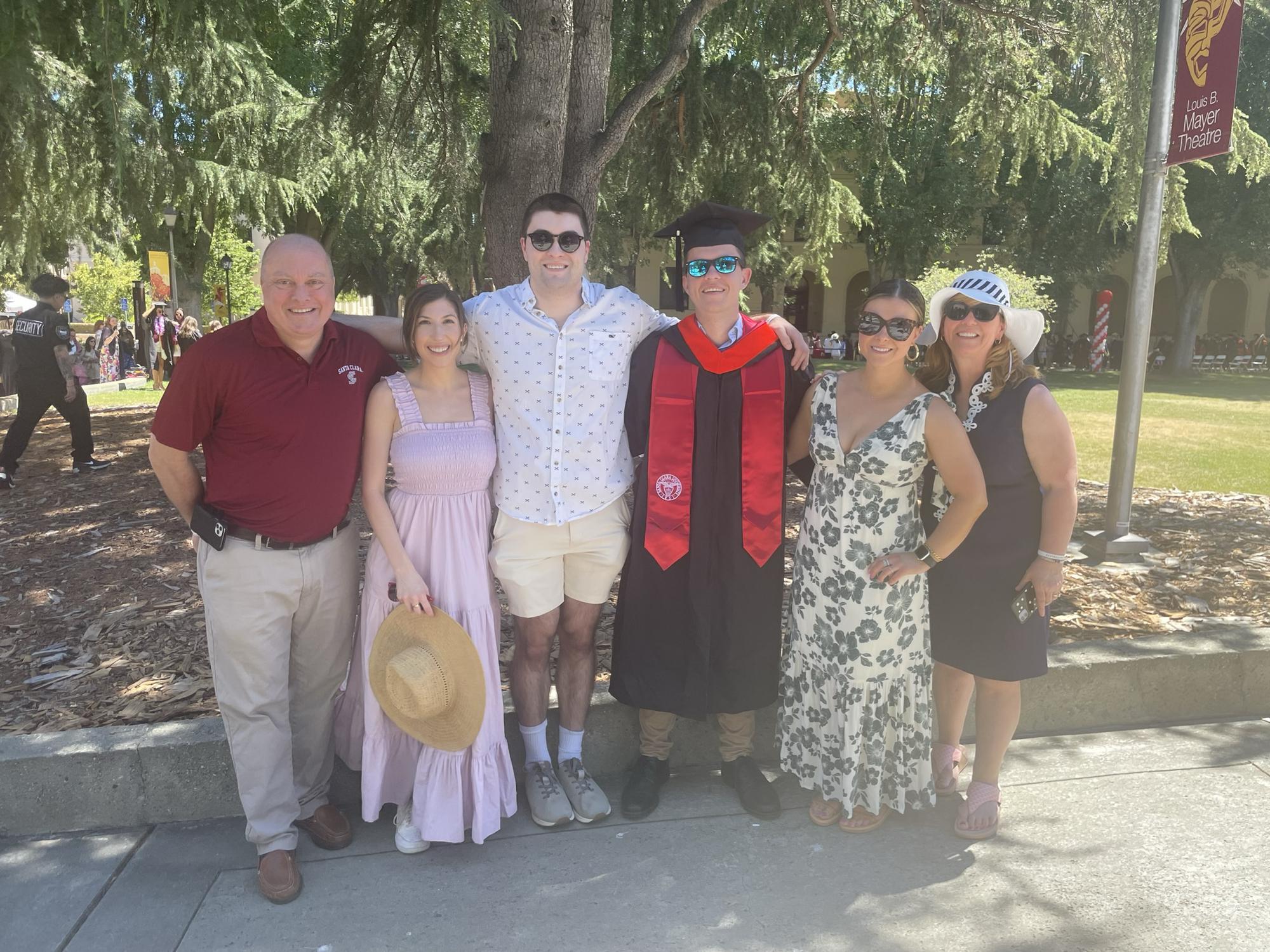 Stephen Tambussi Graduation, Santa Clara U, CA