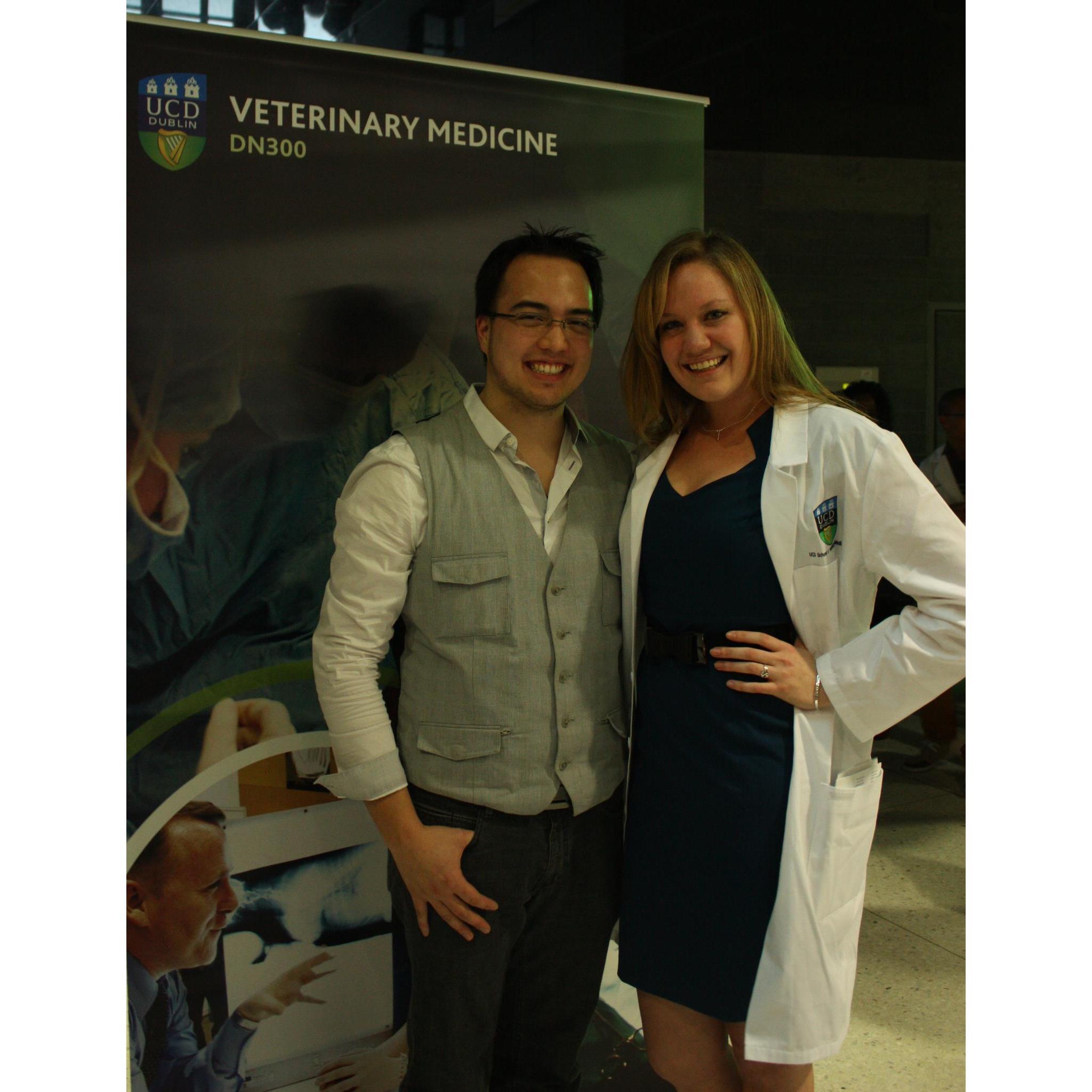Katrina's white coat ceremony