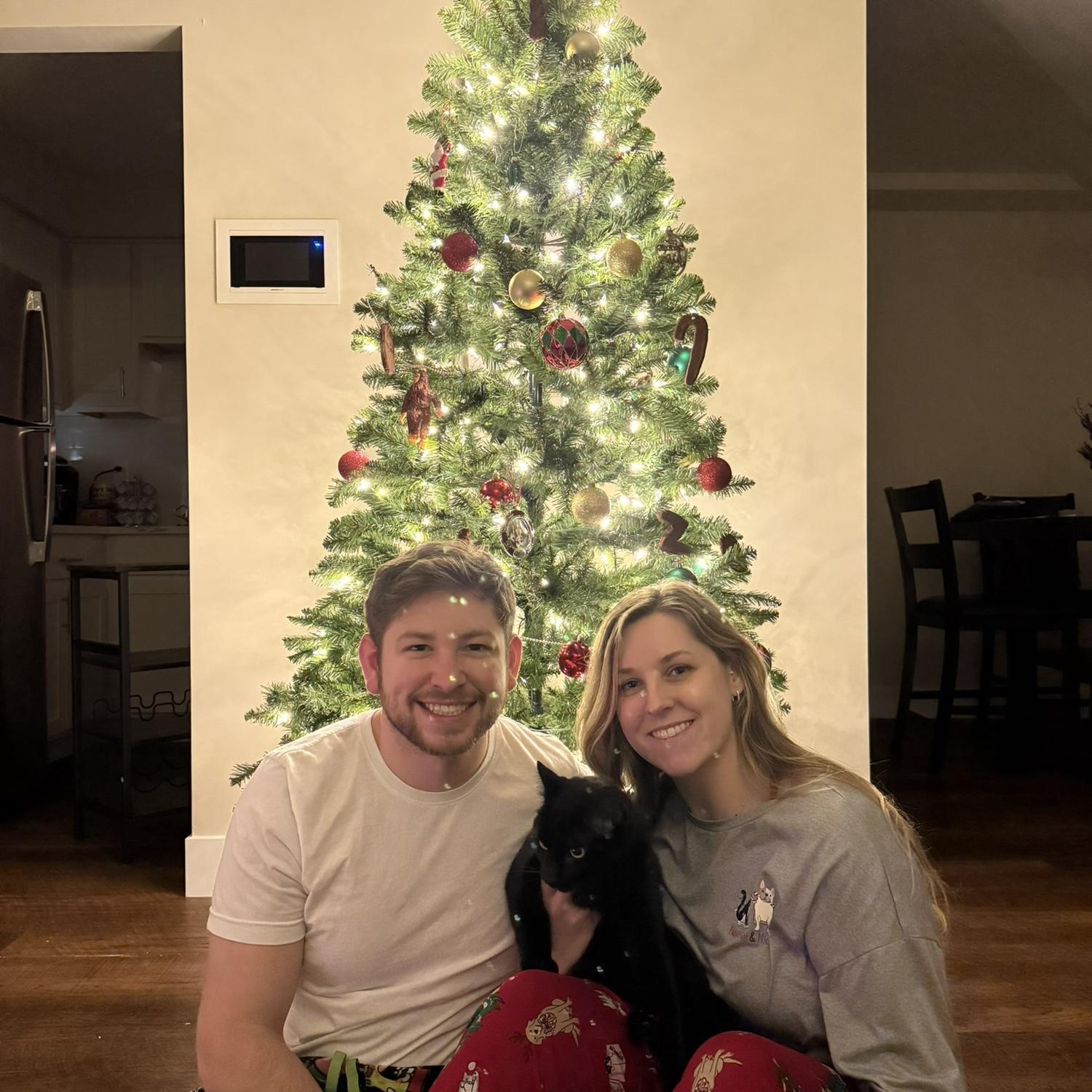 When we started to include my angel boy in our family Christmas pics.