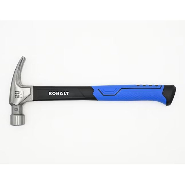 K.balt 20 Ounce(s) Smooth Face Steel Head Fiberglass Claw hammer