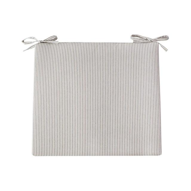Veranda Stripe Seat Cushion DuraSeason Fabric™ Tan - Threshold™