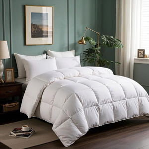 Serta Goose Feathers Down Fiber Comforter Oversize King Duvet Insert