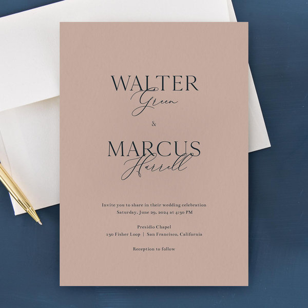 Zola Wedding Invitations - Olaya Classic