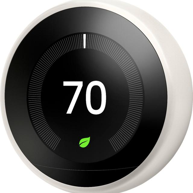 Google - Nest Learning Smart Wifi Thermostat - White