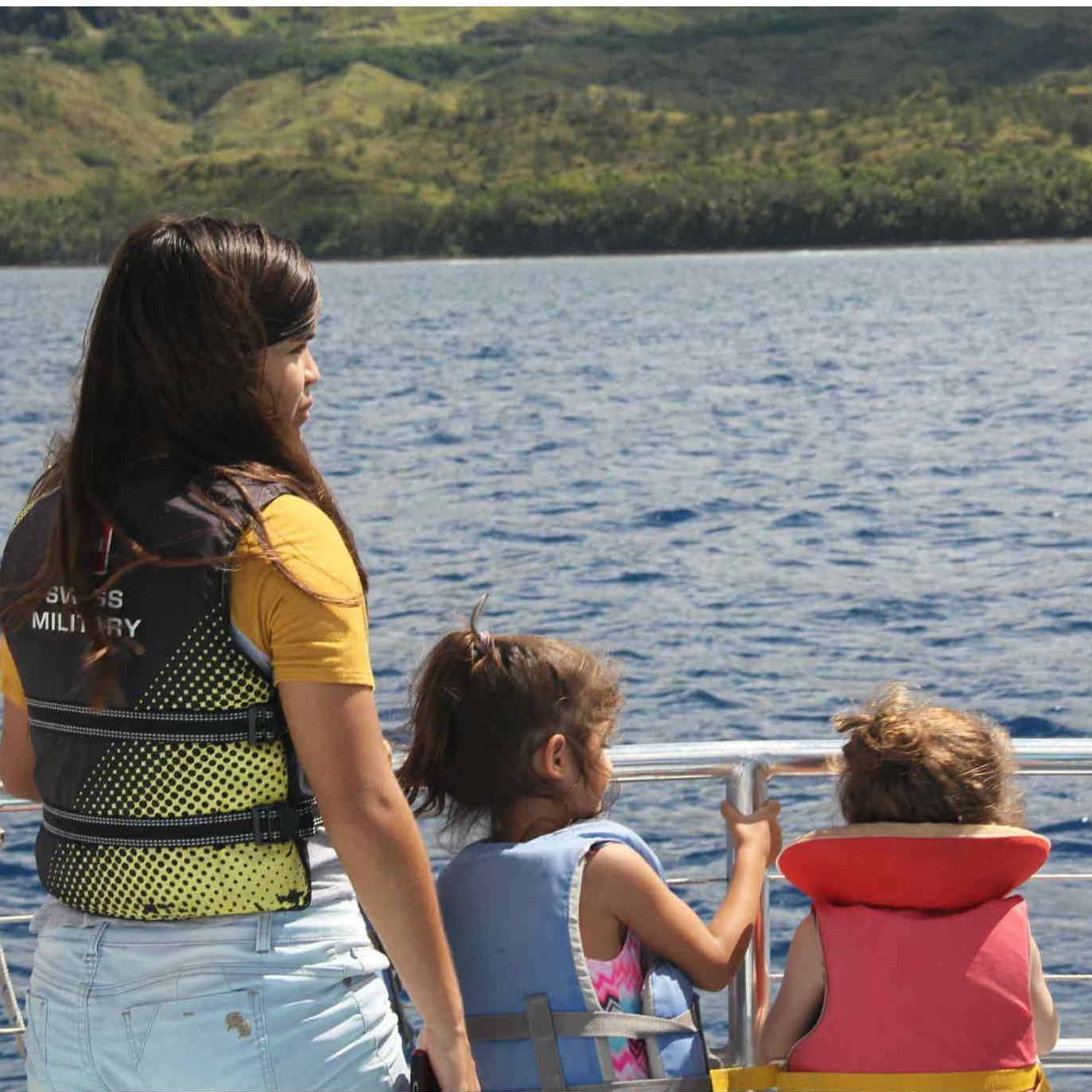 Dolphin Boat Tour, Guam 2018. Not pictured: a poor sickly Vanessa.